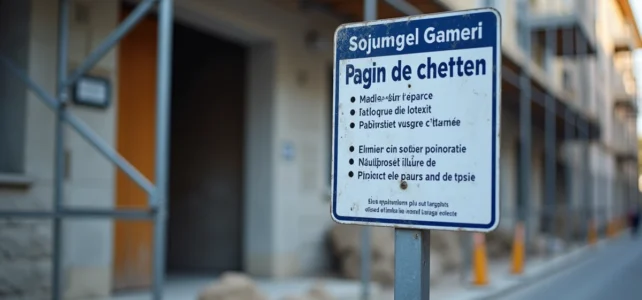 Un modèle de panneau de chantier gratuit à imprimer pour vos déclarations de travaux Un modèle de panneau de chantier gratuit à imprimer pour vos déclarations de travaux
